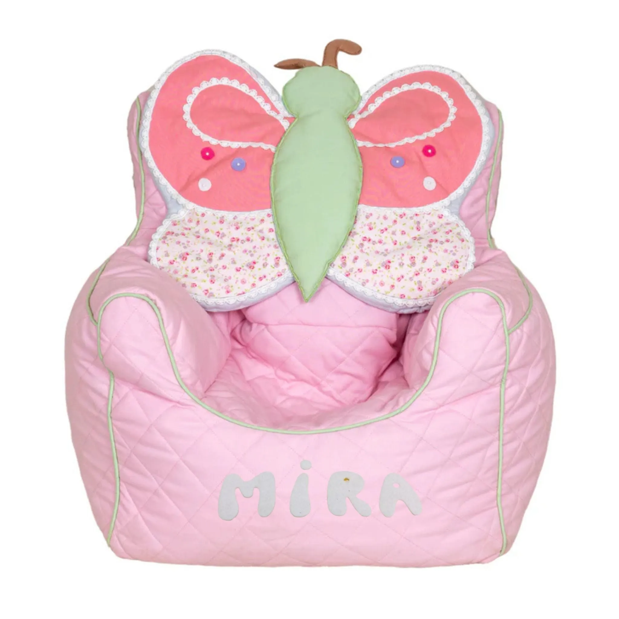 BUTTERFLY  QUILTED - BEAN CHAIR COVER