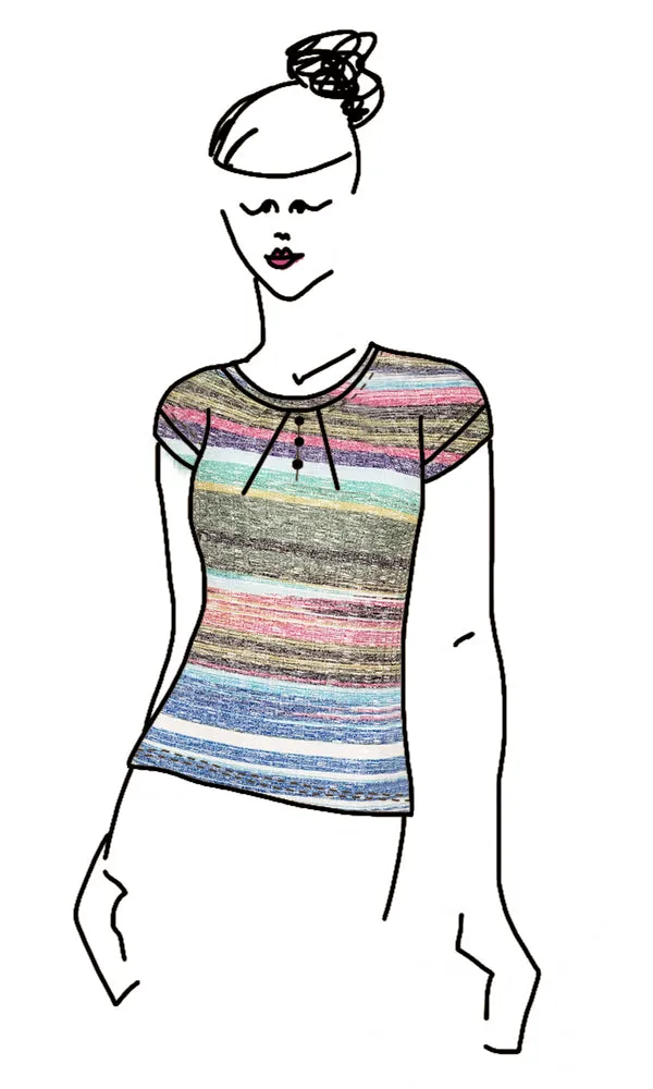 CORA Dark Floral Tee - FINAL SALE