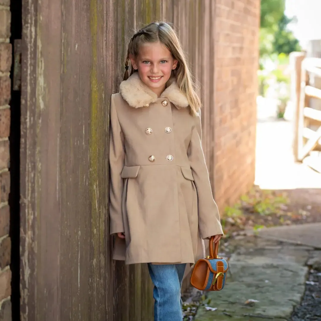 Faux Fur Swing Coat