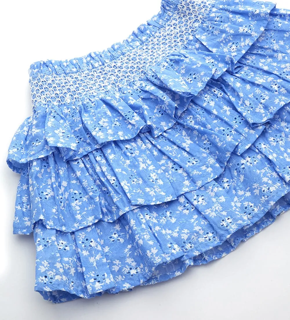 FLOWER DREAM TIMELESS RUFFLE SKIRT