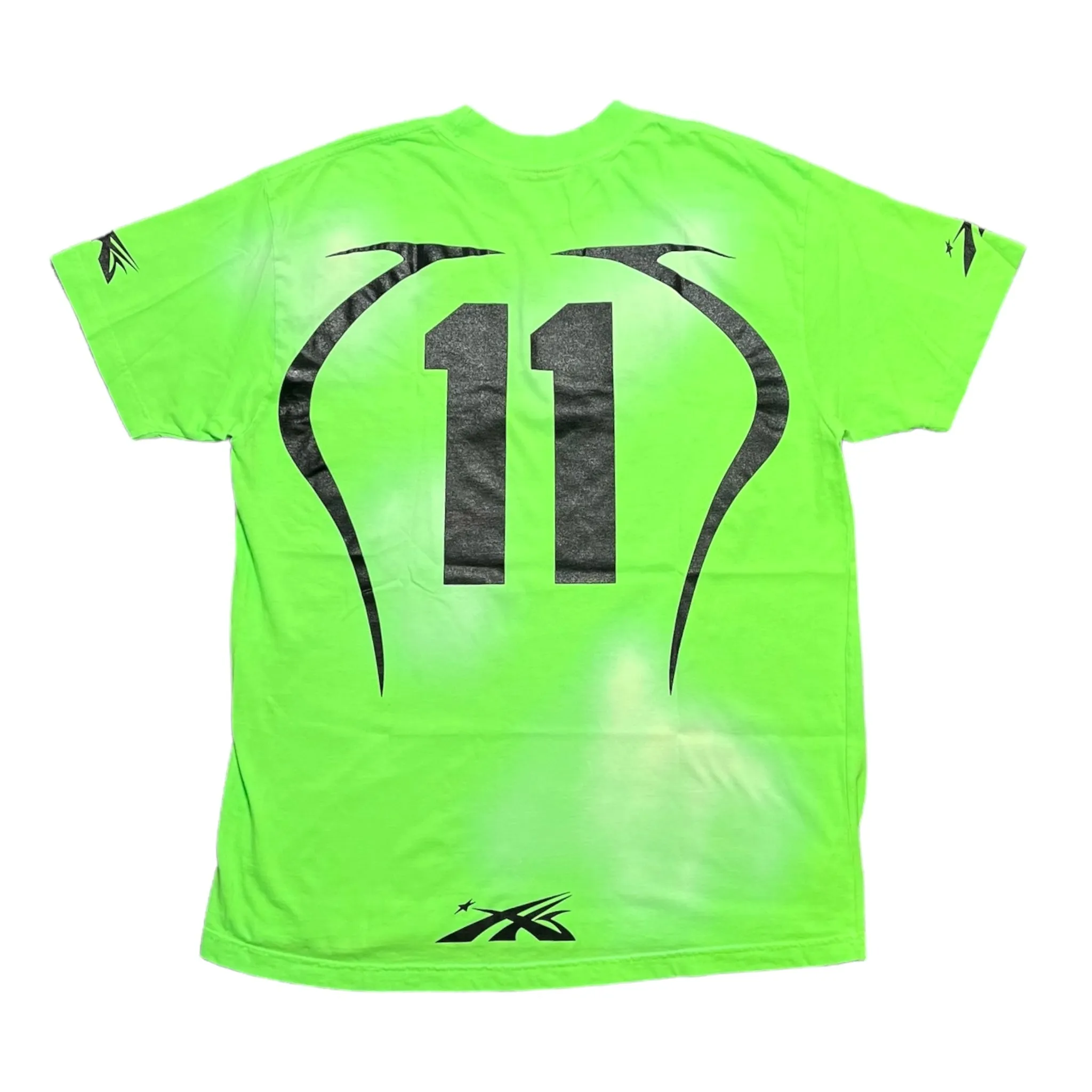 Hellstar Studios Warm Up Short Sleeve Tee Shirt Neon Green