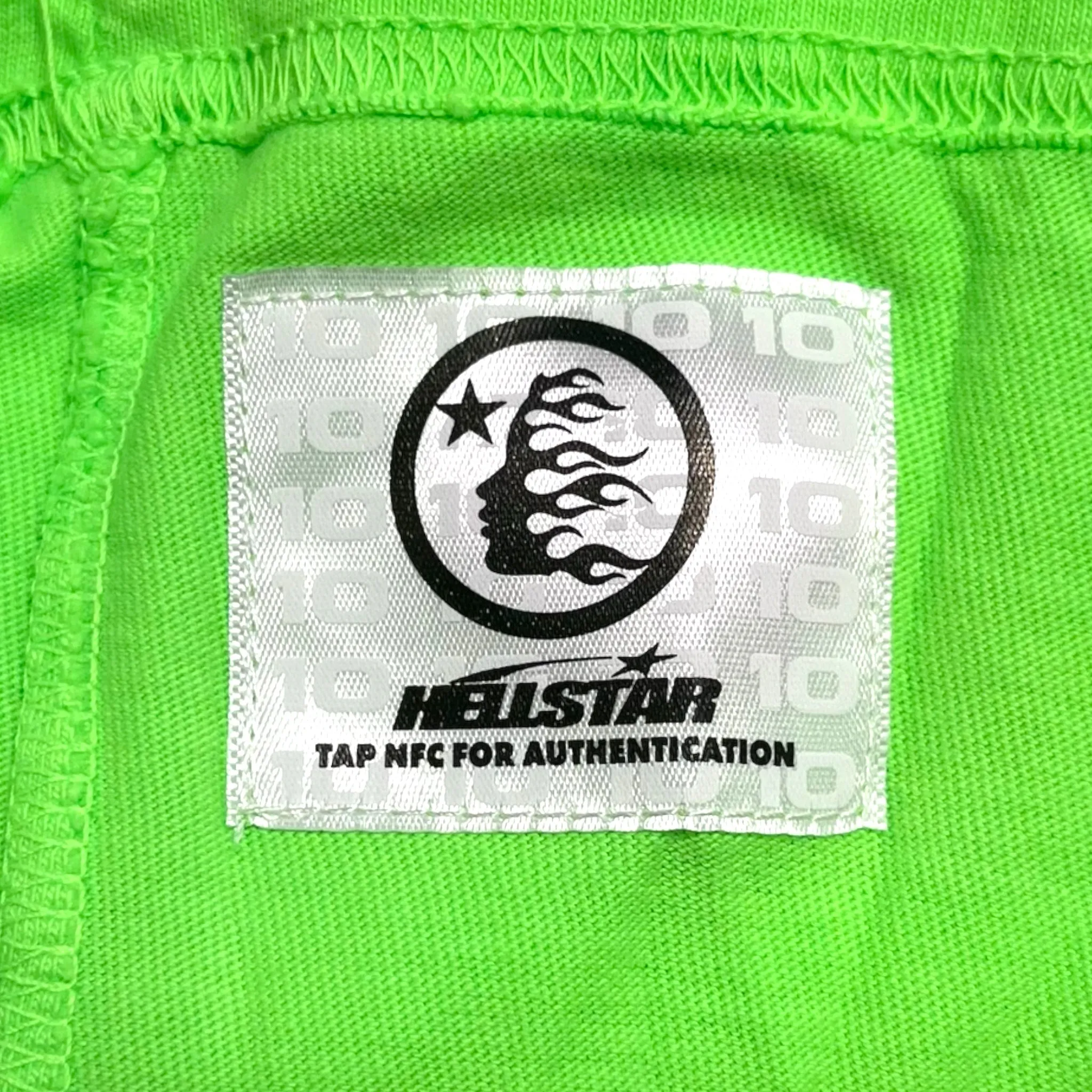 Hellstar Studios Warm Up Short Sleeve Tee Shirt Neon Green