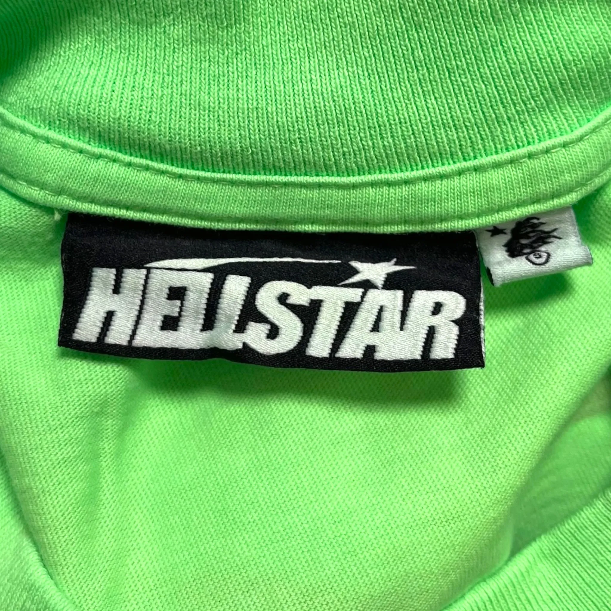 Hellstar Studios Warm Up Short Sleeve Tee Shirt Neon Green
