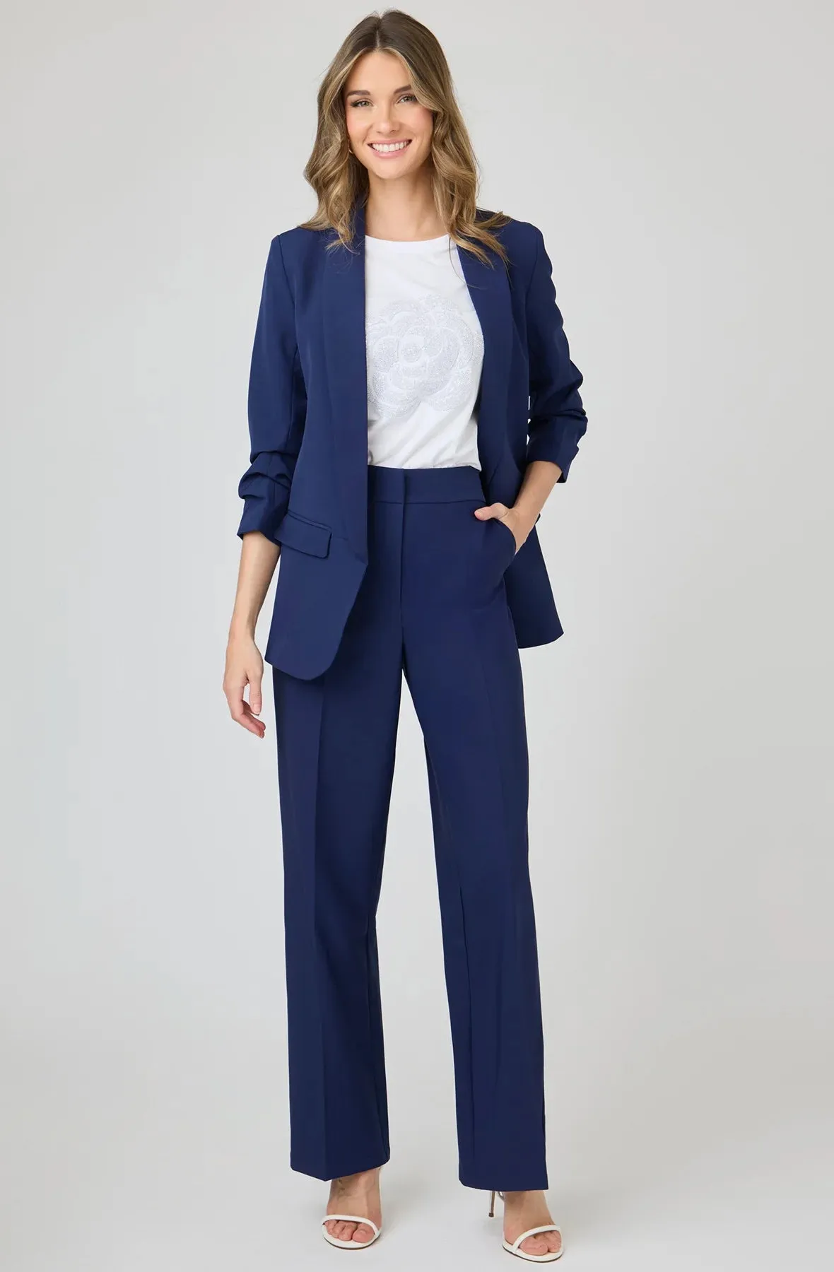 High Waist Wide Leg Trouser