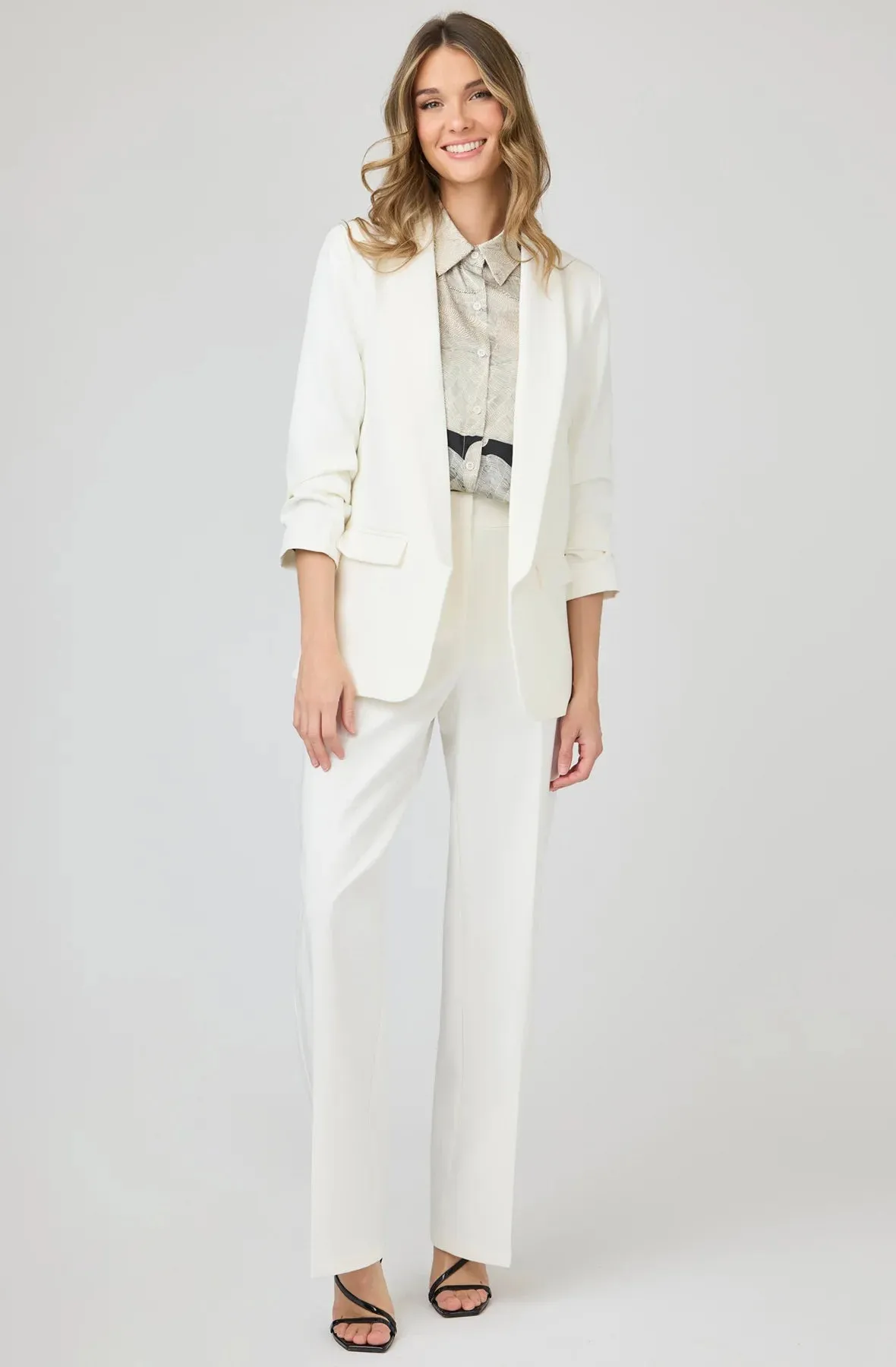 High Waist Wide Leg Trouser