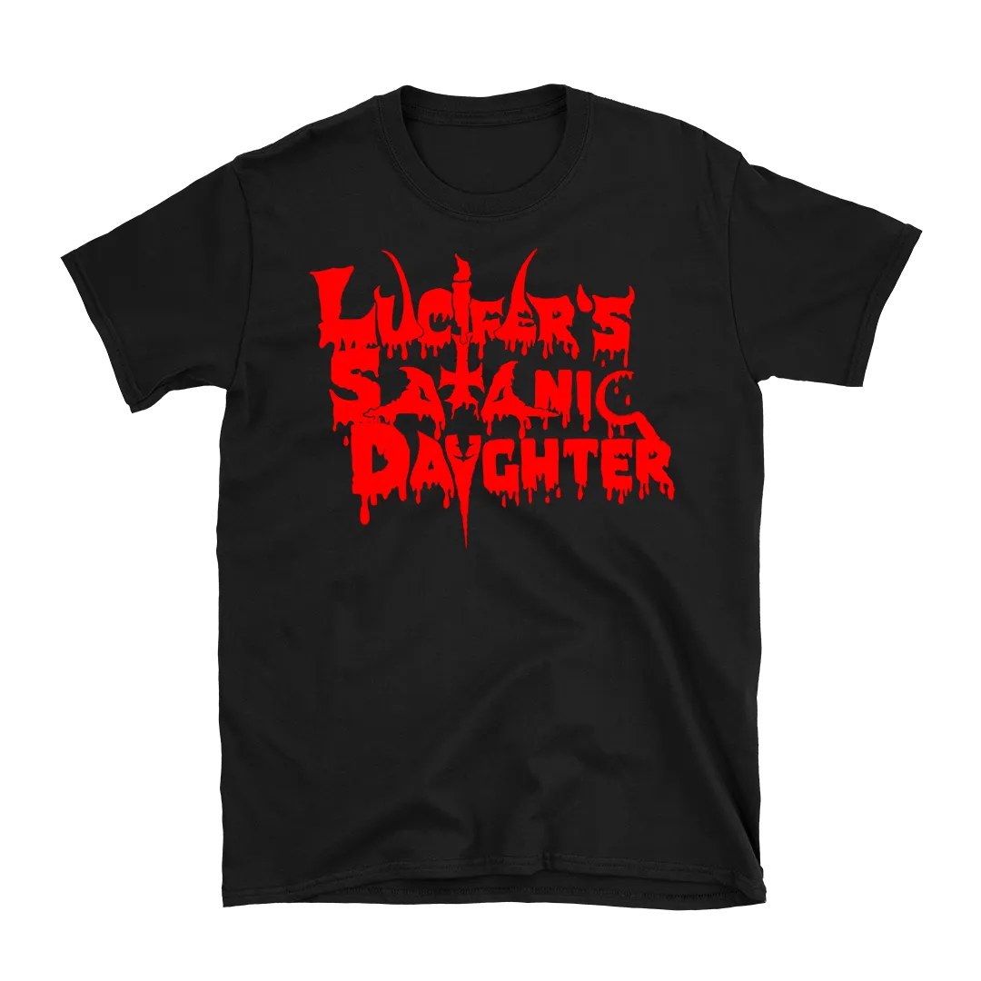 LSD - Lucifer's Satanic Daughter Logo T-Shirt - Black