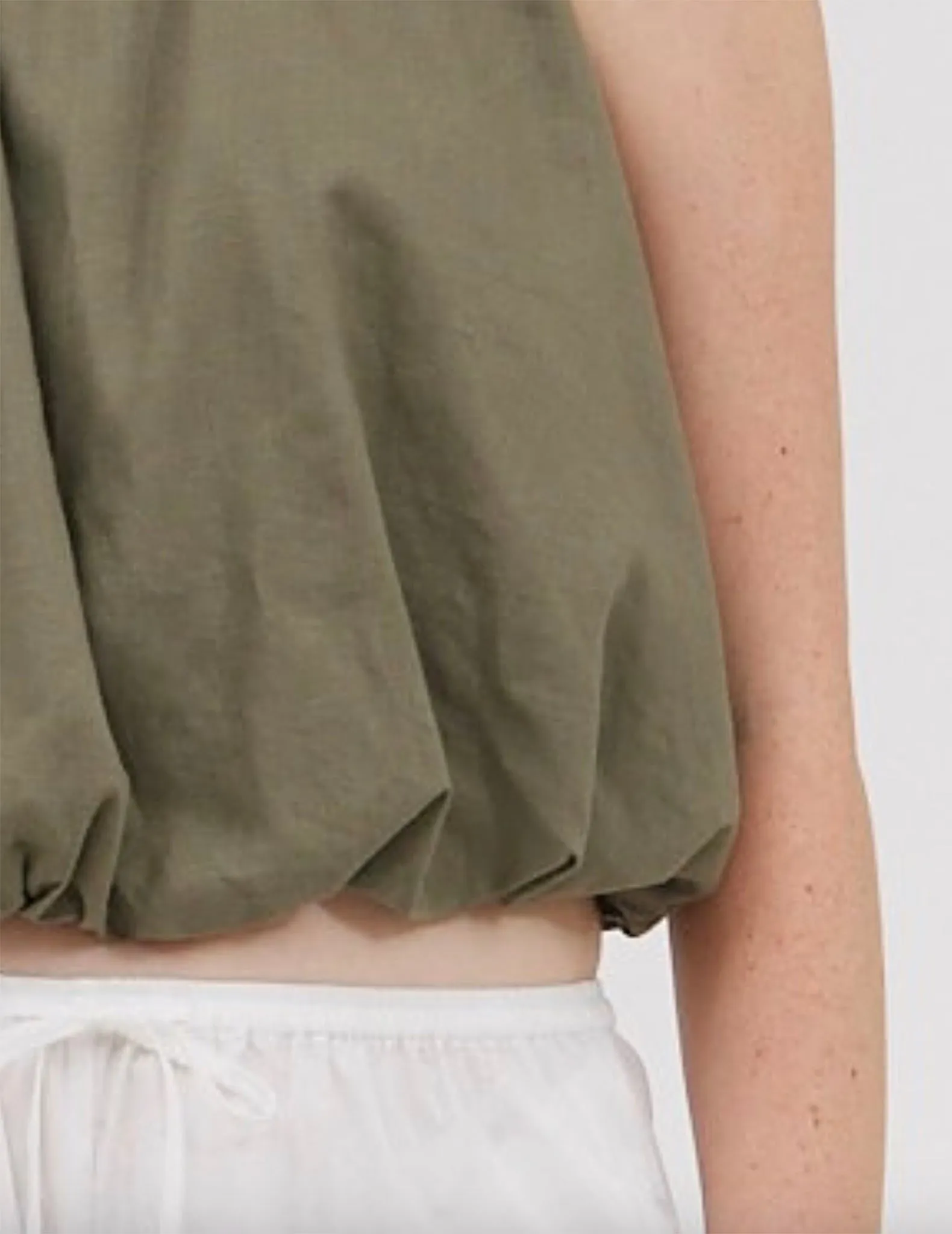 Nola Bubble Hem Sleeveless Top