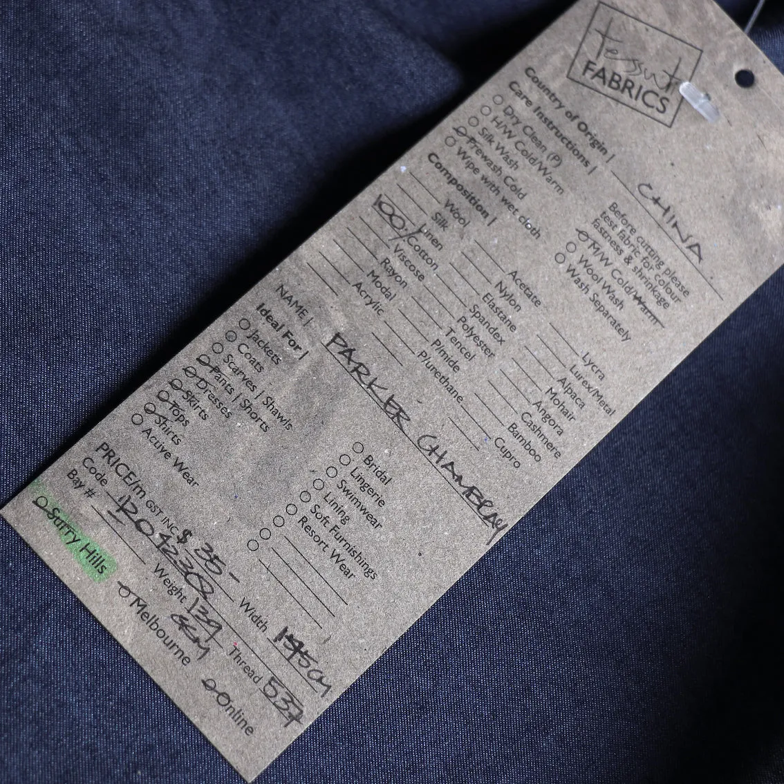 Parker Chambray Cotton