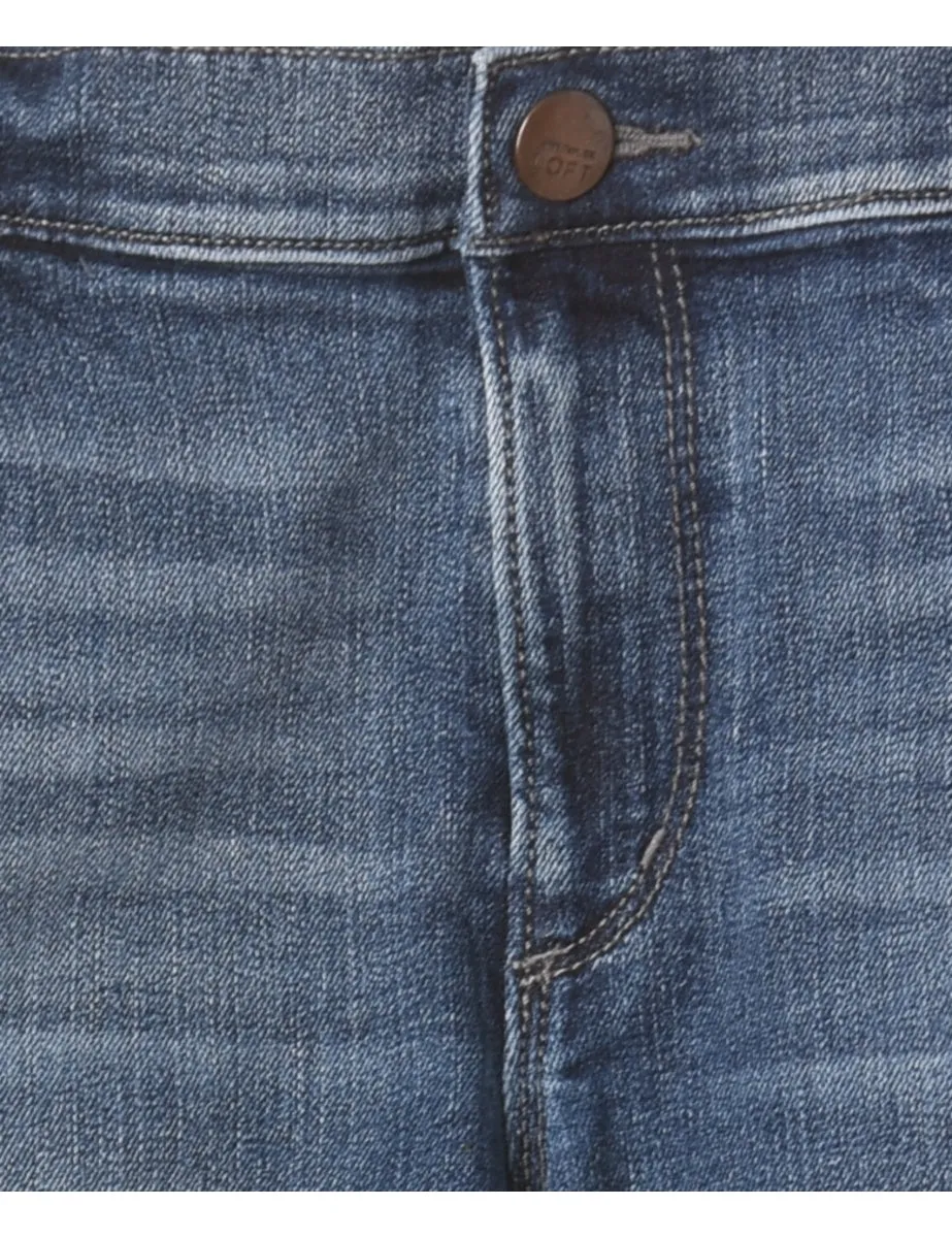 Reworked Molly Frayed Denim Shorts - W33
