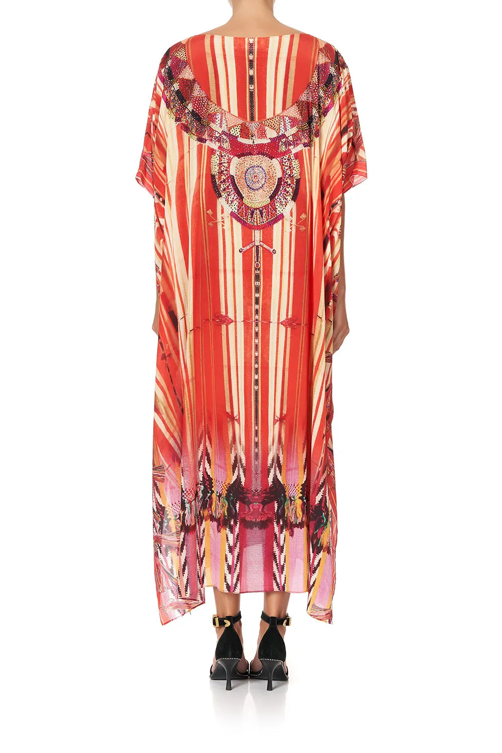 ROUND NECK KAFTAN ARROW OF THE LOOM