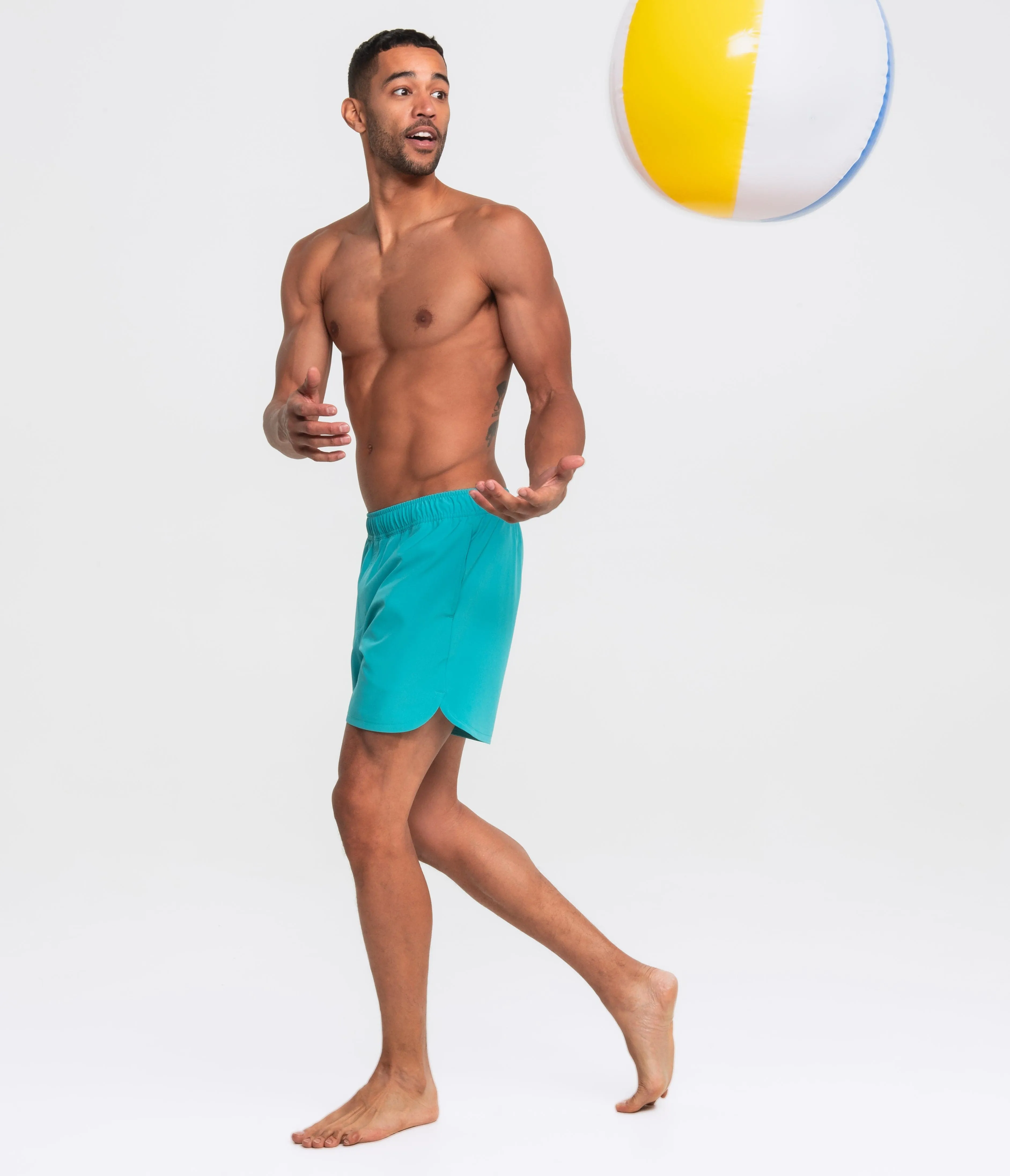 Sand To Surf Volley Shorts - Emerald City (5" inseam)