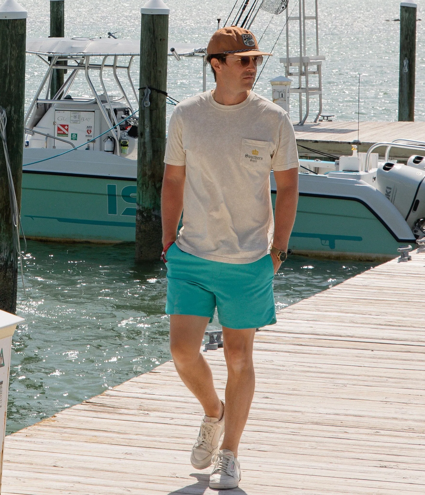 Sand To Surf Volley Shorts - Emerald City (5" inseam)