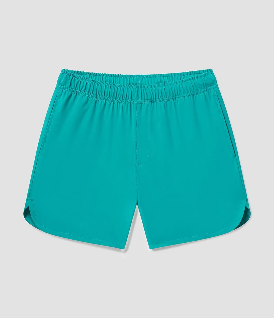 Sand To Surf Volley Shorts - Emerald City (5" inseam)