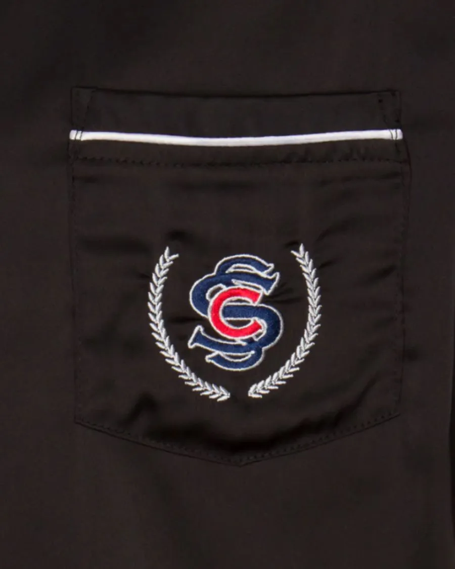Star Status Shirt and Shorts Set in Black