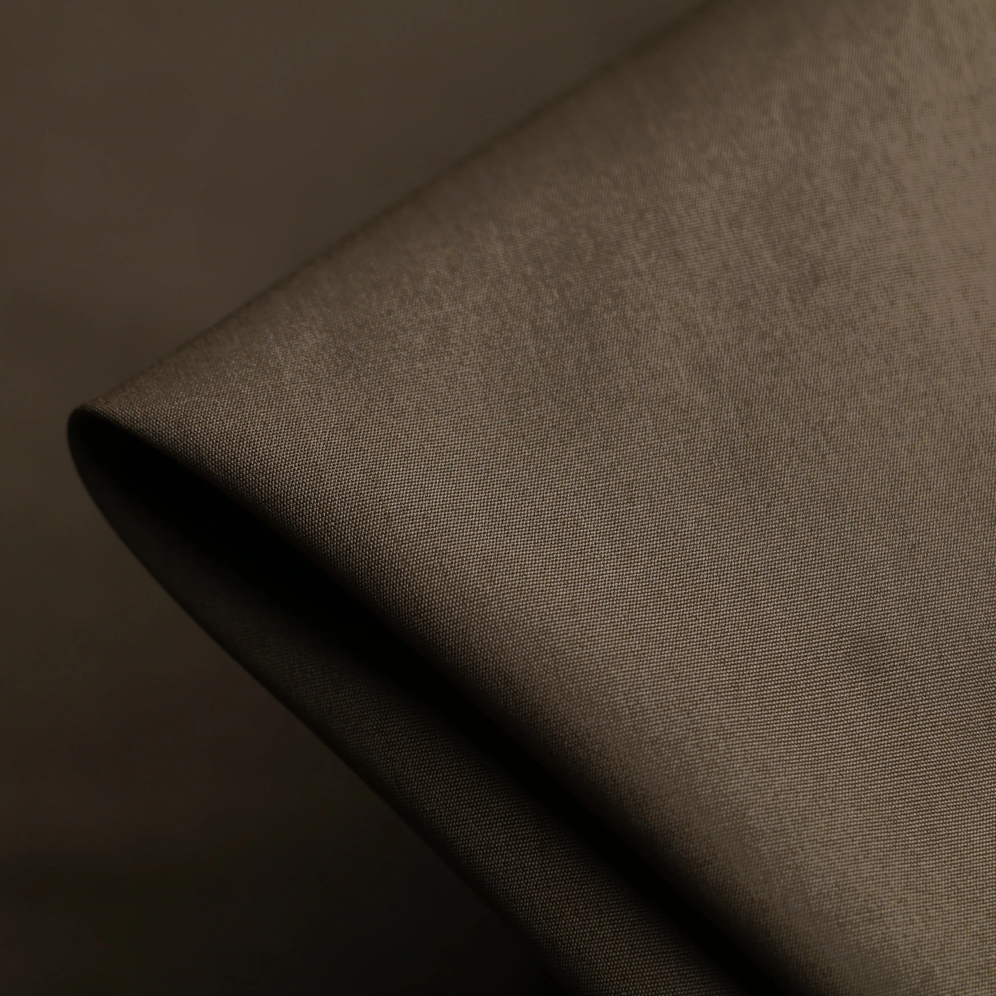 Still Tobacco Poplin Shirting