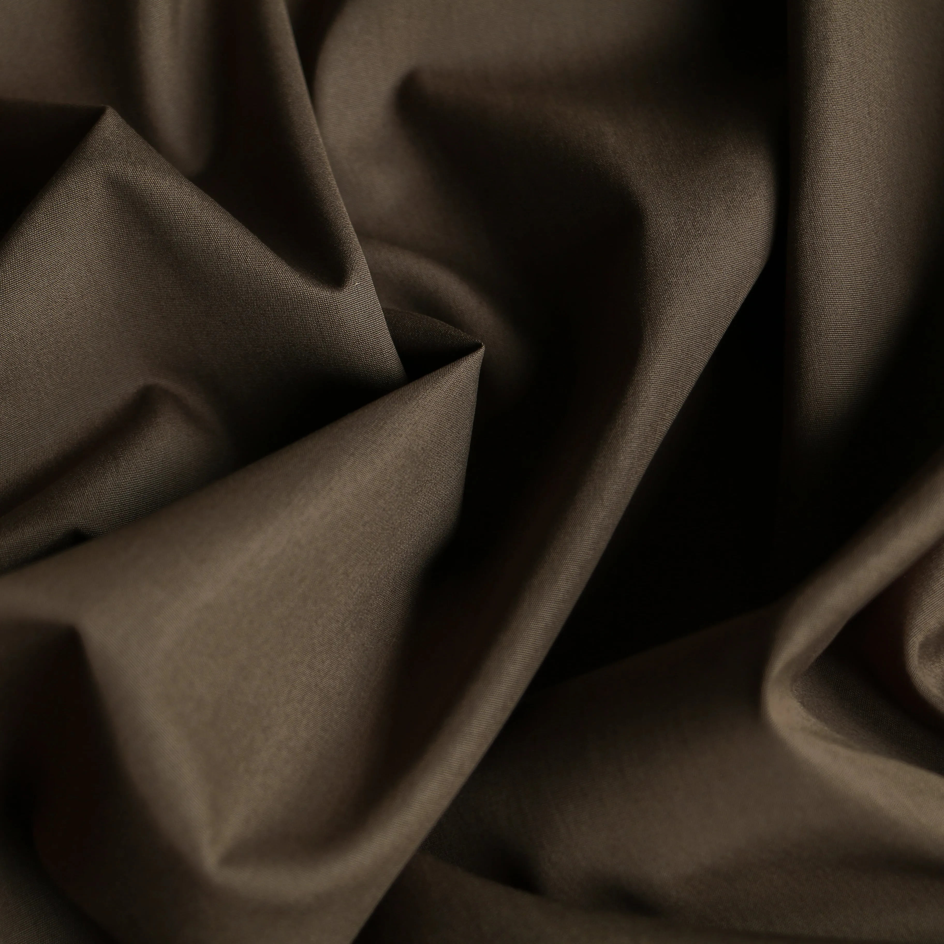 Still Tobacco Poplin Shirting