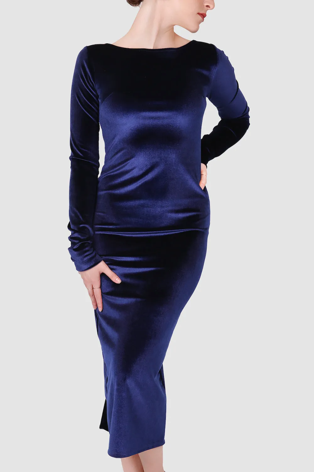 Touchline Tango Dress I Back Button Velvet Series
