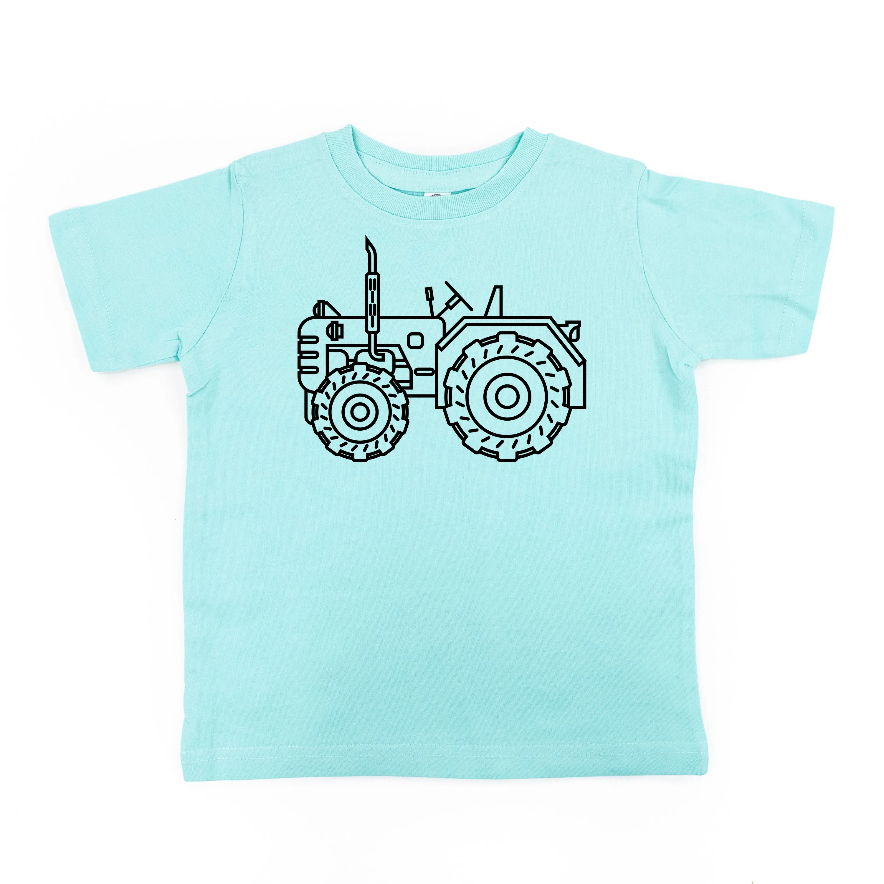 TRACTOR - Minimalist Design - Short Sleeve Child Shirt