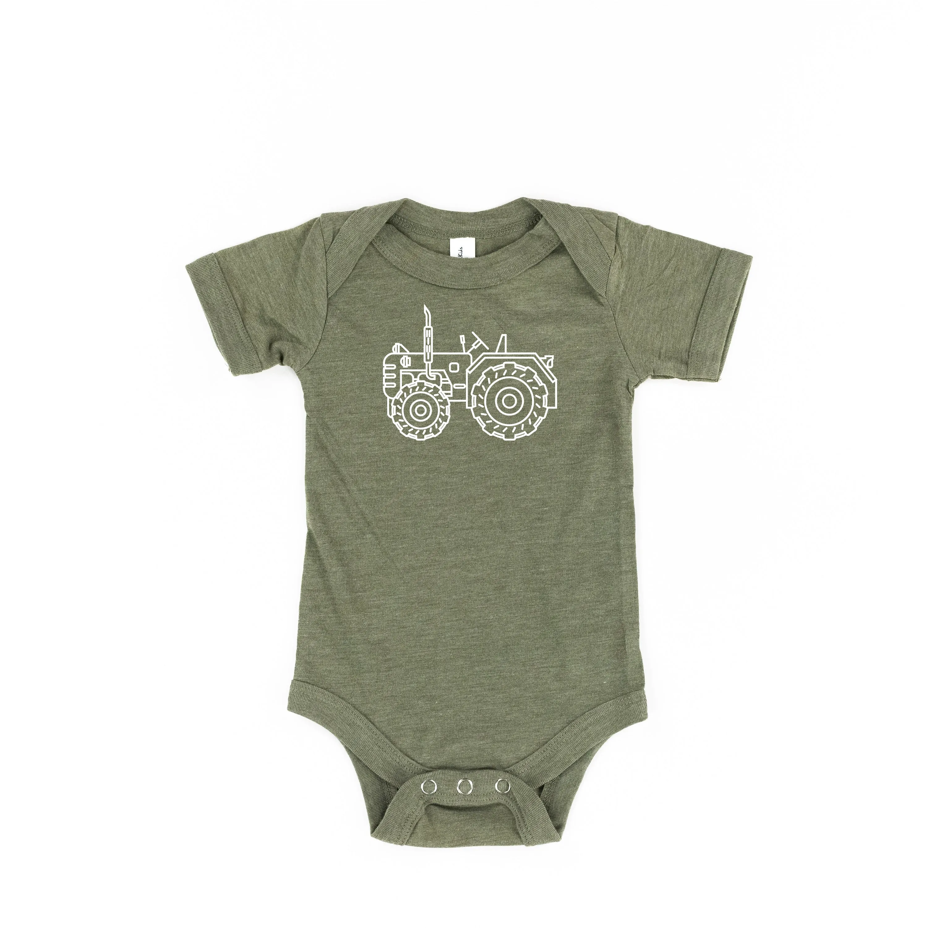 TRACTOR - Minimalist Design - Short Sleeve Child Shirt