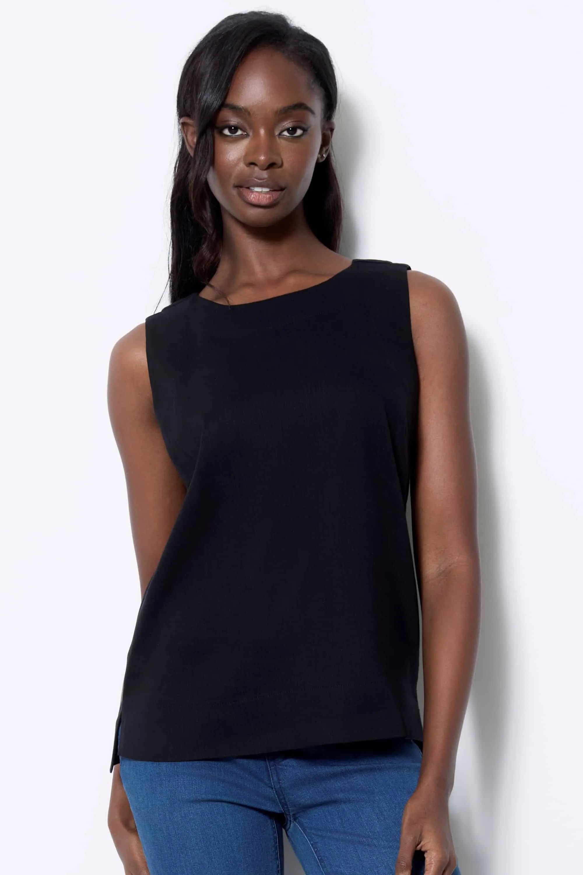 UP! Linen Sleeveless Top