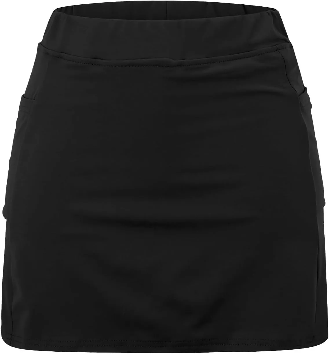 Womens Skorts with Pockets Solid Mid Waist Plus Size Skorts for Women High Waist Athletic Sports Yoga Pants Skirt